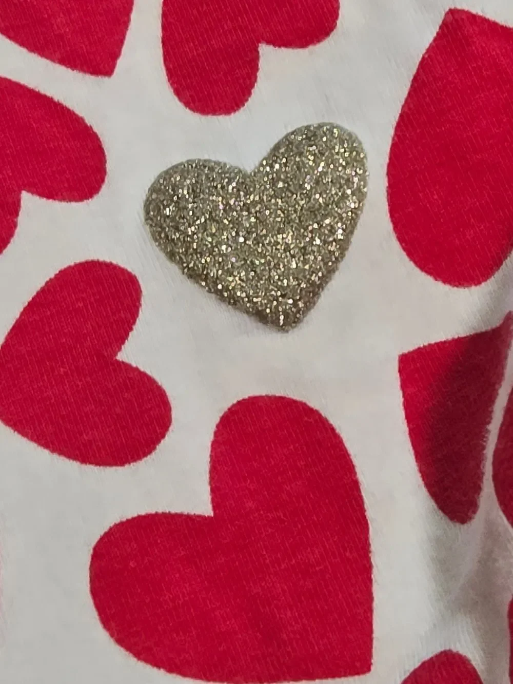 Tommy Bahama Girls 3T Heart Print Peplum Top & Red Leggings Outfit Matching Set